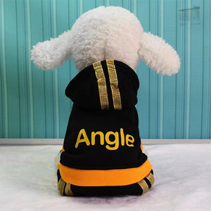 PUOUPUOU Warm Dog Clothes Winter Hoodies Sweatshirt Pet Clothes Cartoon Dog Clothing For Small Medium Dogs Coat Ropa Para Perros