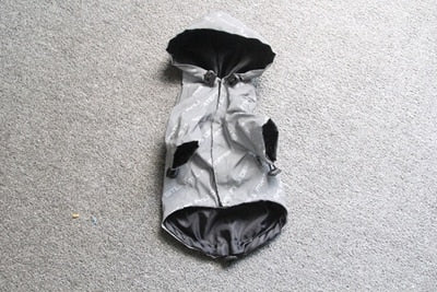 Dog Reflective Windbreaker Outdoor Jacket Windproof Clothes Pug Parent Child Outfit Pet Coat for Small Medium Large Dogs TLC05