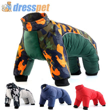 Load image into Gallery viewer, Dog Winter Coat Coats Warm Clothes Small Puppy Clothing For French Bulldog Dogs Pets Waterproof Suit XXL Pet Jackets Snowsuit
