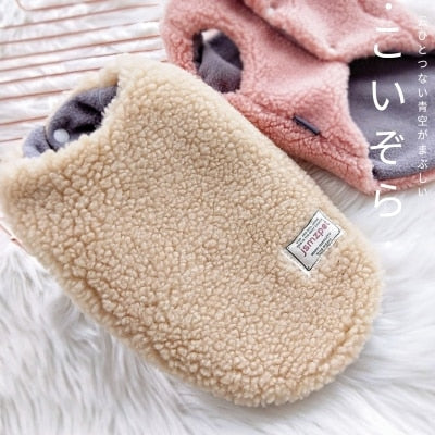 Fashion Dog Clothes Dog Jacket BEIGE/PINK Pet Puppy Cat Dog Clothes Vest Spring Autumn Winter Coats Jackets For Small Dogs Vests