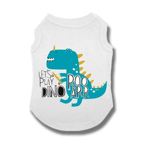 Summer Pet Dog Clothes Spring Cute Clothes For Dogs Cotton Dog Cat Vest Shirt For Small Medium French Bulldog Outdoor Costumes