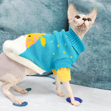 Load image into Gallery viewer, Fashion Pattern Clothes for Cats Cute Reindeer Sweater for Sphynx Cat Winter Warm Costume for Kedi Knitted Sweatshirt Mascotas
