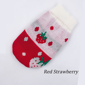 Fashion Pattern Clothes for Cats Cute Reindeer Sweater for Sphynx Cat Winter Warm Costume for Kedi Knitted Sweatshirt Mascotas