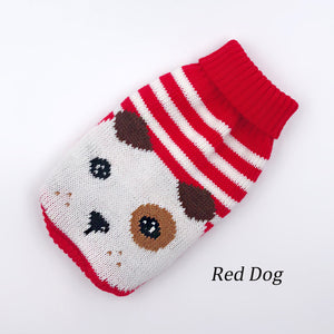 Fashion Pattern Clothes for Cats Cute Reindeer Sweater for Sphynx Cat Winter Warm Costume for Kedi Knitted Sweatshirt Mascotas