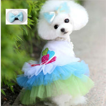 Load image into Gallery viewer, Dog Clothes for Small Dogs Dress Sweety Princess Dress Spring Summer Puppy Small Dog Lace Princess Chihuahua Dog Mascotas Roupa
