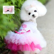 Load image into Gallery viewer, Dog Clothes for Small Dogs Dress Sweety Princess Dress Spring Summer Puppy Small Dog Lace Princess Chihuahua Dog Mascotas Roupa
