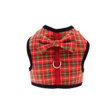 Load image into Gallery viewer, Plaids Bowtie Breathable Chest Strap Pet Products Stripe Dog Vest Bow Tie Dog Coat Harness Clothes for Dogs

