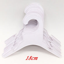 Load image into Gallery viewer, 10PCS/Set Plastic Tough Pet Dog Puppy Cat Clothes Clothing Rack Hanger 18cm/25cm White&amp;Red Length Pet Puppy Product Accessorie
