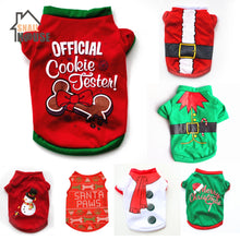 Load image into Gallery viewer, Pet Dog Clothes Christmas Costume Cute Cartoon Clothes For Small Dog Cloth Costume Dress Xmas apparel for Kitty Dogs
