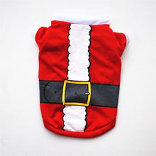 Load image into Gallery viewer, Pet Dog Clothes Christmas Costume Cute Cartoon Clothes For Small Dog Cloth Costume Dress Xmas apparel for Kitty Dogs
