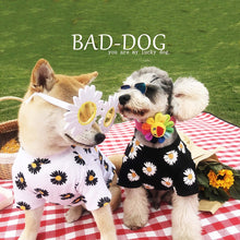 Load image into Gallery viewer, Printing Summer Pet Dog Clothes Puppy Tshirt Vest For Small Medium Dogs Little Daisies Cute Clothes French Bulldog Outdoor Costu
