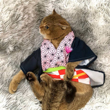 Load image into Gallery viewer, Demon Slayer Cosplay Cat Clothes Pet Puppy Kitten Coat Jacket For Small Medium Dogs Cats Chihuahua Yorkshire Clothing Costume
