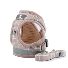 Load image into Gallery viewer, Nylon Mesh Kitten Puppy Reflective Dogs Harness And Leash Set Dogs Vest Harness Leads Pet Clothes For Small Dogs
