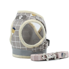 Load image into Gallery viewer, Nylon Mesh Kitten Puppy Reflective Dogs Harness And Leash Set Dogs Vest Harness Leads Pet Clothes For Small Dogs
