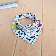 Load image into Gallery viewer, Dog Bandana Large Pet Scarf Cotton Plaid Washable Dog Bib Large Dog Accessories Banana Elk Pink flower Personality Bow Tie
