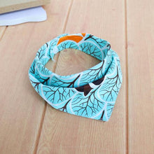Load image into Gallery viewer, Dog Bandana Large Pet Scarf Cotton Plaid Washable Dog Bib Large Dog Accessories Banana Elk Pink flower Personality Bow Tie
