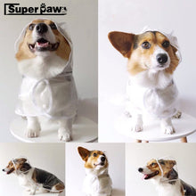 Load image into Gallery viewer, Waterproof Dog Puppy Raincoat Transparent Rain Coat Pets Raincoats For Small Dogs Pet Clothes Chihuahua Corgi Teddy Yorkie GGC21

