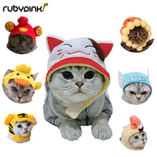 Load image into Gallery viewer, Pet Dog Cat clothes costume halloween cat hat scarf suit cloak dress up New Year pet costume cloak Christmas clothes mascotas
