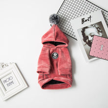 Load image into Gallery viewer, Soft Cat Dog Pet Clothes Fleece Hooded Hairball Coat Jacket Winter Kitty Small Medium Dogs Cats Cool Pajamas Chihuahua Clothing
