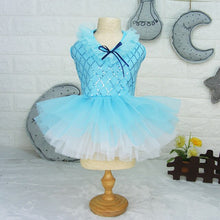 Load image into Gallery viewer, Luxury Princess Wedding Dog Dresses for Small Dogs Sequin Shirt Summer Tutu Dress Dog Clothes for Chihuahua Girl Puppy Apparel
