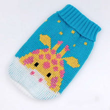 Load image into Gallery viewer, Warm Winter Cartoon Dog Clothes Warm Christmas Sweater For Small Dogs Pet Clothing Coat Knitting Crochet Cloth
