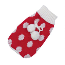Load image into Gallery viewer, Warm Winter Cartoon Dog Clothes Warm Christmas Sweater For Small Dogs Pet Clothing Coat Knitting Crochet Cloth

