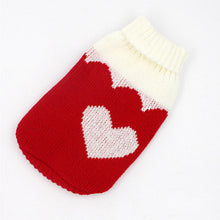 Load image into Gallery viewer, Warm Winter Cartoon Dog Clothes Warm Christmas Sweater For Small Dogs Pet Clothing Coat Knitting Crochet Cloth
