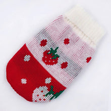 Load image into Gallery viewer, Warm Winter Cartoon Dog Clothes Warm Christmas Sweater For Small Dogs Pet Clothing Coat Knitting Crochet Cloth
