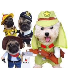 Load image into Gallery viewer, Cosplay Dog Clothes For Small Dogs Winter French Bulldog Jacket Standing Cartoon Dog Halloween Costume  Chihuahua Pet Clothes
