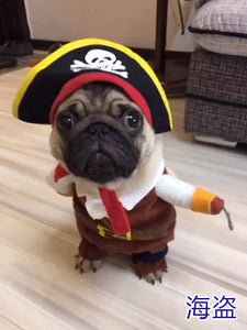 Cosplay Dog Clothes For Small Dogs Winter French Bulldog Jacket Standing Cartoon Dog Halloween Costume  Chihuahua Pet Clothes