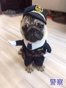 Cosplay Dog Clothes For Small Dogs Winter French Bulldog Jacket Standing Cartoon Dog Halloween Costume  Chihuahua Pet Clothes