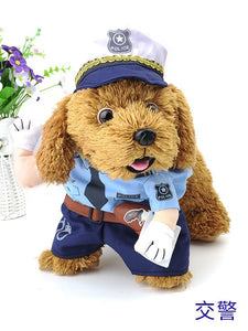 Cosplay Dog Clothes For Small Dogs Winter French Bulldog Jacket Standing Cartoon Dog Halloween Costume  Chihuahua Pet Clothes