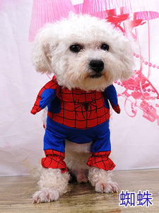 Cosplay Dog Clothes For Small Dogs Winter French Bulldog Jacket Standing Cartoon Dog Halloween Costume  Chihuahua Pet Clothes