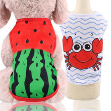 Load image into Gallery viewer, PUOUPUOU Cartoon Dog Clothes Summer Jacket Vest Pet Clothes Breathable Dog Clothing For Small Medium Dog Ropa Para Perros XS-XXL
