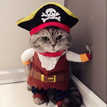 Load image into Gallery viewer, Christmas Cat Clothes Halloween Clothes For Cats Costume New Year Outfit Pet Cat Clothes For Chihuahua Winter Warm Pet Clothes
