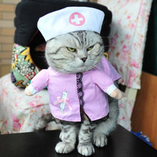 Load image into Gallery viewer, Christmas Cat Clothes Halloween Clothes For Cats Costume New Year Outfit Pet Cat Clothes For Chihuahua Winter Warm Pet Clothes
