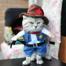Load image into Gallery viewer, Christmas Cat Clothes Halloween Clothes For Cats Costume New Year Outfit Pet Cat Clothes For Chihuahua Winter Warm Pet Clothes
