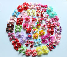Load image into Gallery viewer, 20PCS pet Bows Dog Hair Bows for Puppy Yorkshirk Small Dogs Hair Accessories Grooming Bows Rubber Bands Dog Bows Pet Supplies
