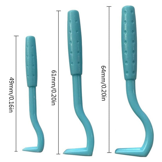 3PCS Pet Flea Remover Tool Tick Removal Tick Picker Hook Pet Comb Pet Cat Dog Grooming Supplies Dog Accessories