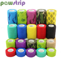 Load image into Gallery viewer, pawstrip 1 Roll Dog Bandage Medical Elastic Bandage Pet Vet Wrap Waterproof Self Adherent Accessories(1, 2, 3 or 4 Inches Width)
