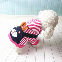Load image into Gallery viewer, PUOUPUOU Fashion Striped Pet Dog Clothes for Dogs Coat Hoodie Sweatshirt Winter Ropa Perro Dog Clothing Cartoon Pets Clothing
