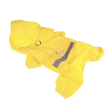 Load image into Gallery viewer, Dog Raincoat Puppy Rain Coat with Hood Reflective Waterproof Dog Clothes Soft Breathable Pet Cat Small Dog Rainwear XS - 2XL
