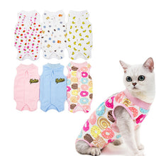 Load image into Gallery viewer, Soft Cat Clothes Recovery Suit For Wounds Dog Shirt After Surgery Wear Cat Clothing Anti Pet Licking Wounds Cat Vest S-XL
