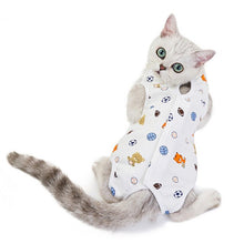 Load image into Gallery viewer, Soft Cat Clothes Recovery Suit For Wounds Dog Shirt After Surgery Wear Cat Clothing Anti Pet Licking Wounds Cat Vest S-XL
