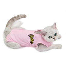 Load image into Gallery viewer, Soft Cat Clothes Recovery Suit For Wounds Dog Shirt After Surgery Wear Cat Clothing Anti Pet Licking Wounds Cat Vest S-XL
