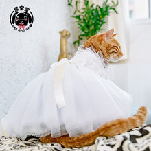 Load image into Gallery viewer, Summer Pet Cat Dresses Lovely Cat Dress Lace Wedding Skirts Small Cat Clothes Spring Ropa Para Gato Clothing for Pets OO50QZ
