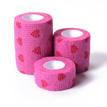 Load image into Gallery viewer, Outdoor Medical Bandage first aid kit Colorful Pet Bandage Adhesive elastic bandage Self adhesive breathable Tape
