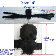 Load image into Gallery viewer, Dog Halloween Pet Costume Funny Joke Cat accessories Black Spider Prank Scary Prop Horror party Villain Bug terror Animals DIY
