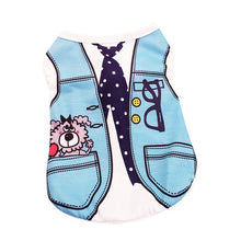 Load image into Gallery viewer, Small Cute Puppy Dog Clothes Summer Pet Dog Vest T-shirt For Puppy Cotton Shirts Pet Dog Clothing Dropshipping
