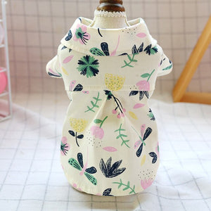 Spring Autumn Puppy Dog Clothes Handsome Trench Small Dog Coat With Belt Fashion Jacket For Small Dog Costumes Ropa Para Perro
